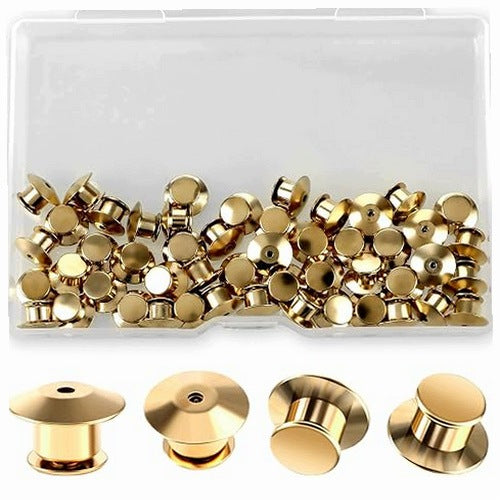 CLOSURE PIN BACK METAL FOR PIN BADGES 50 PCS METAL SET
