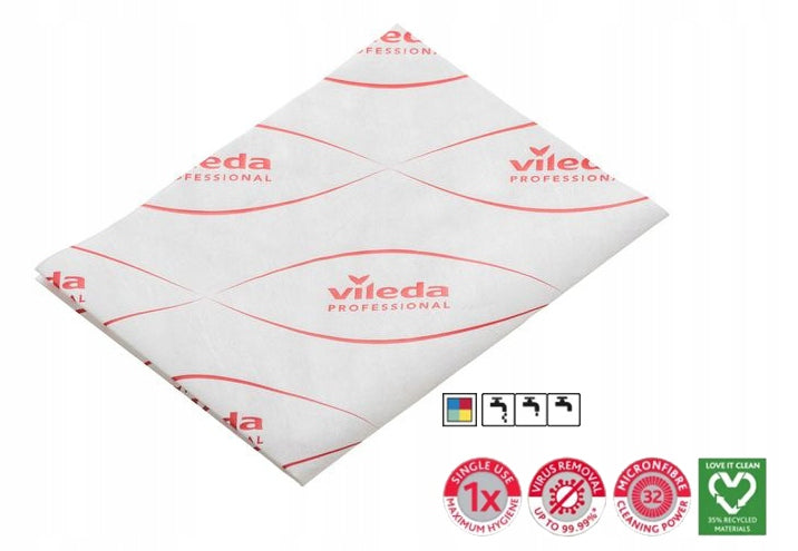 CLOTH R-MICRONSOLO VILEDA PROFESSIONAL 100 pieces Packaging status original