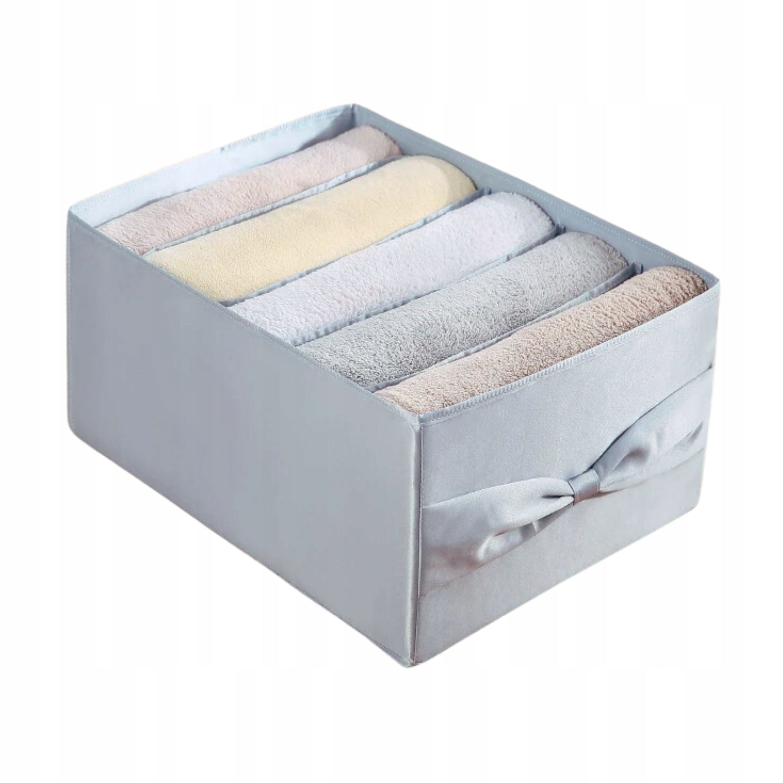 CLOTHES ORGANIZER FOR DRAWER CLOSET TOWEL SEPARATOR BLUE 5 P.