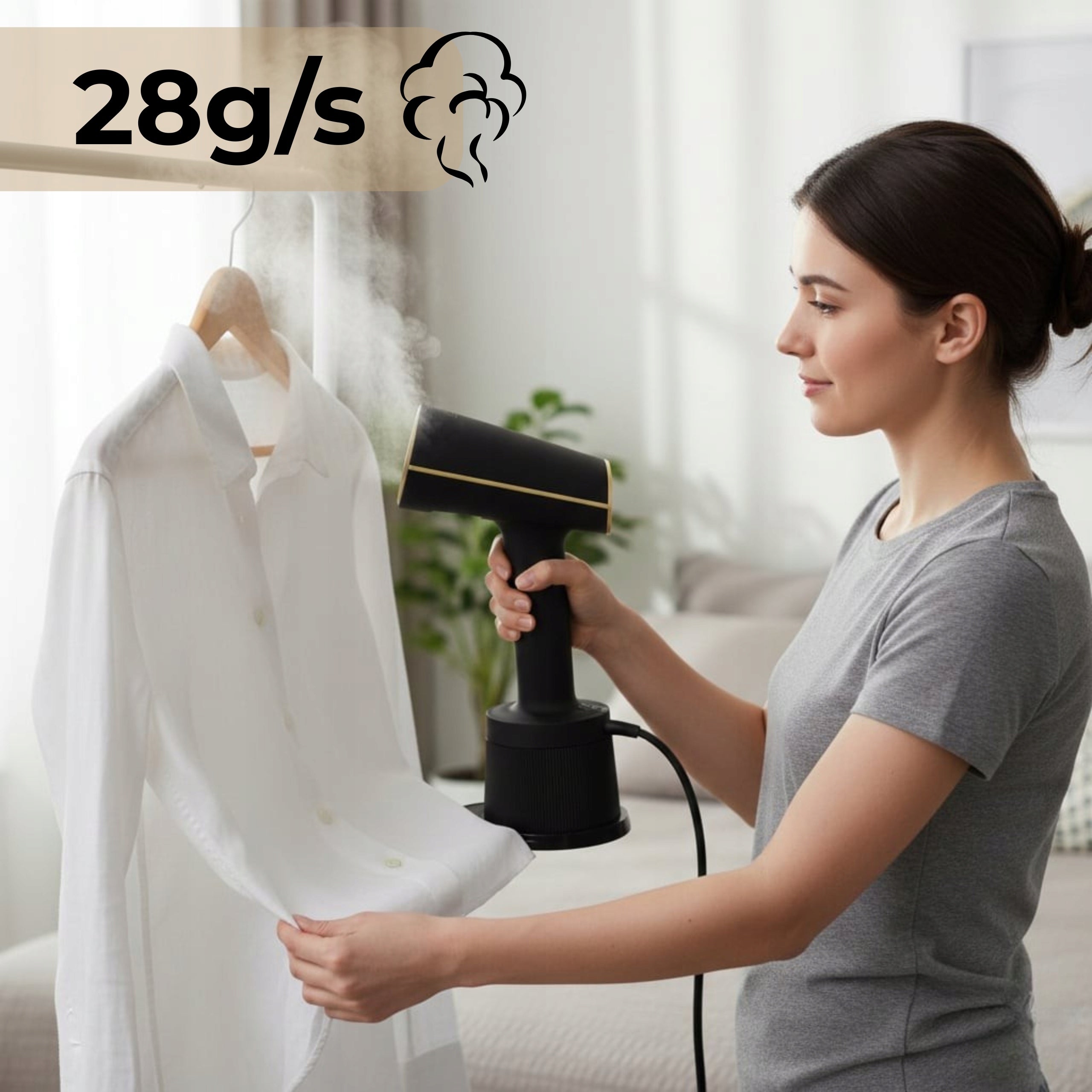CLOTHES STEAMER 2IN1 STEAM IRON HAND STEAMER FOR CLOTHES 1800W G1 Manufacturer code PAROWNICA DO UBRAŃ