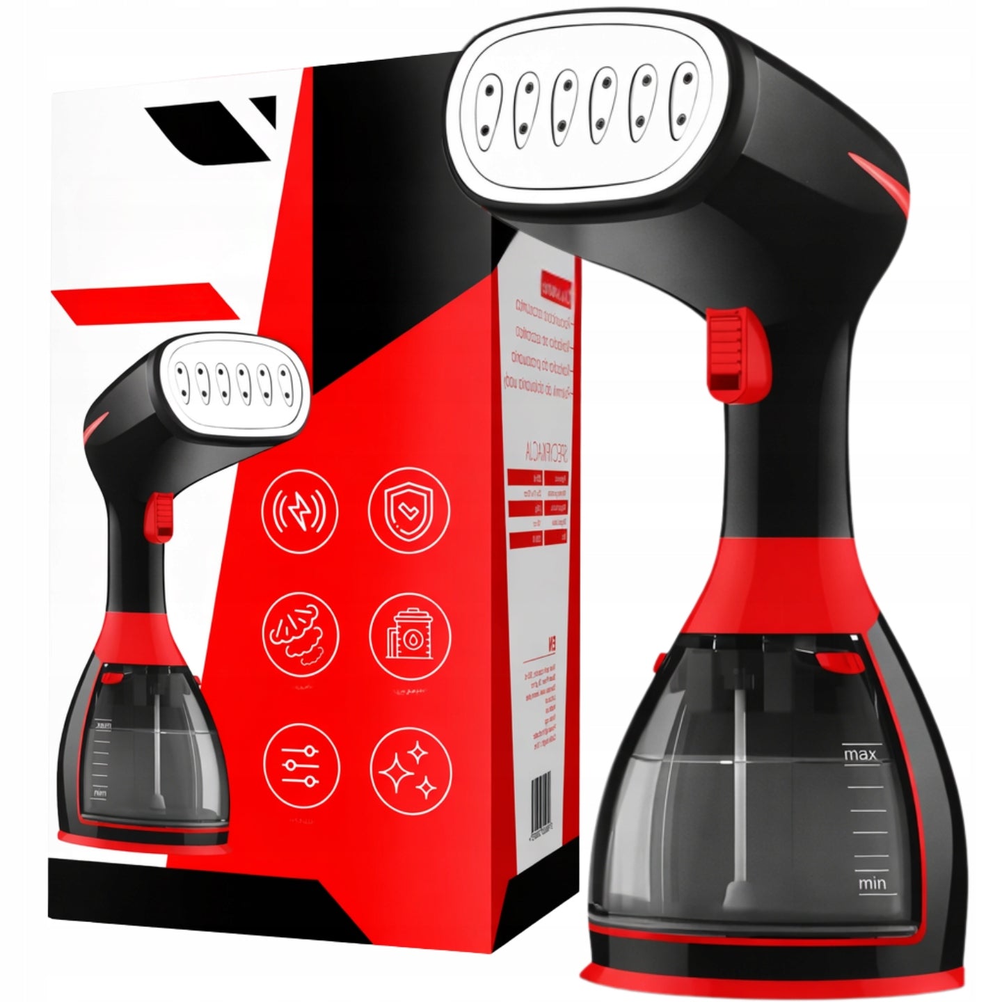 CLOTHES STEAMER HANDHELD STEAM IRON STEAM ADJUSTMENT HIGH POWER 1500W