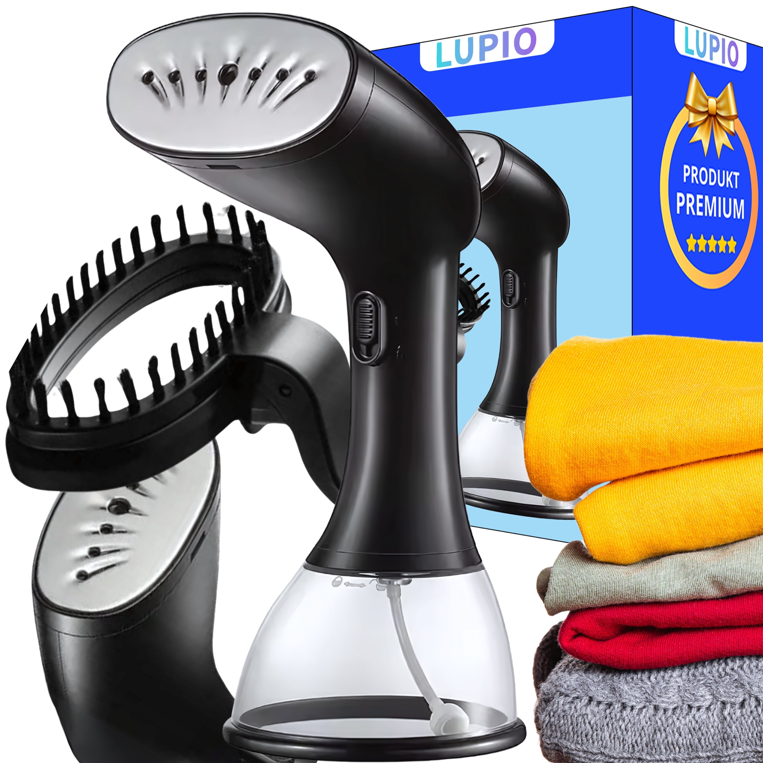 CLOTHES STEAMER MANUAL STEAMER 2000W STEAM ADJUSTMENT HY128 Brand Amigo