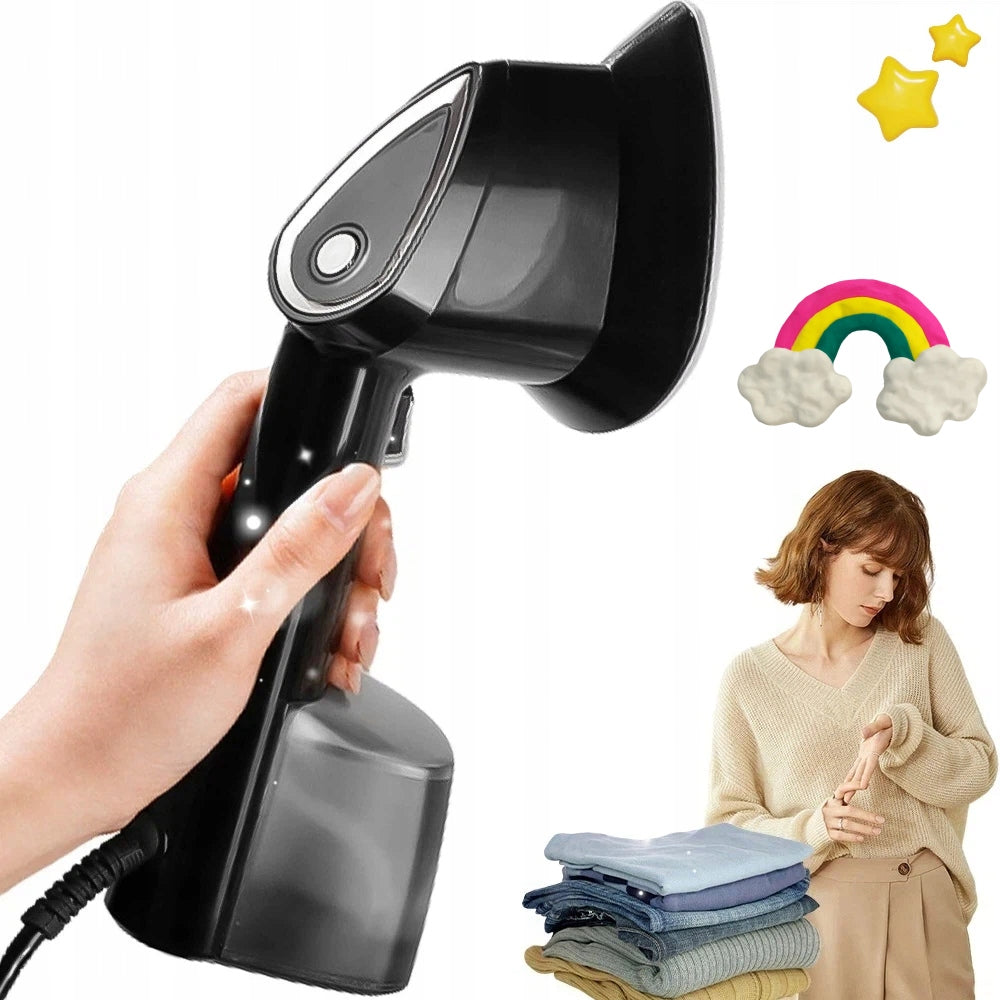 CLOTHES STEAMER STEAM IRON 1500W 2 IN 1 PORTABLE FOR HOME AND TRAVEL Packaging status original