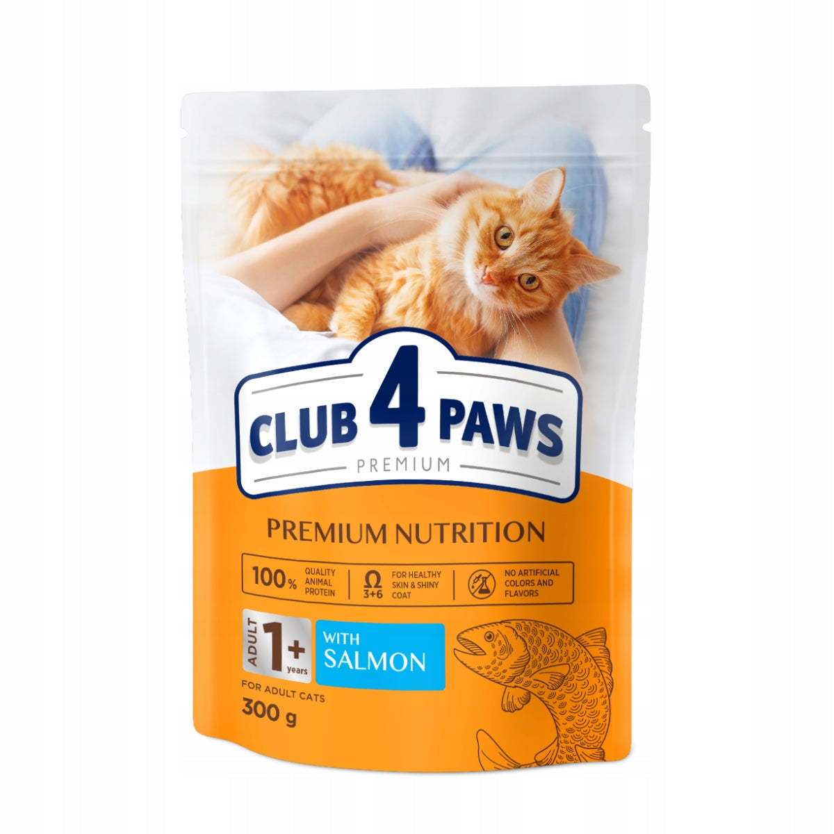 CLUB 4 PAWS Premium Dry Cat Food - Salmon 300 g