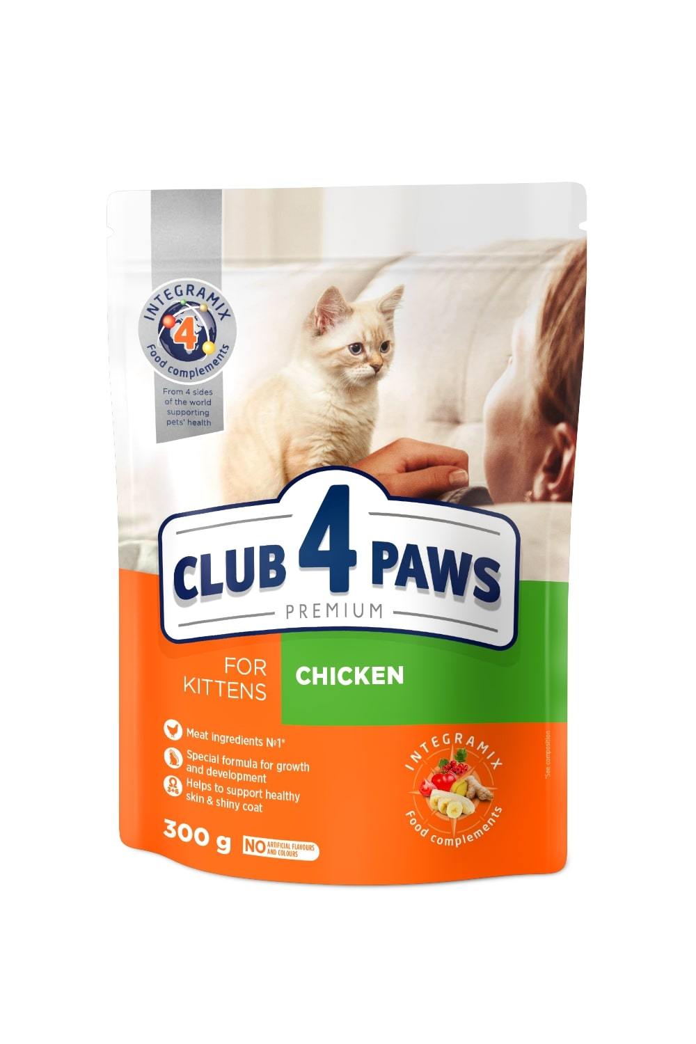 CLUB 4 PAWS Premium Wet Food for Kittens - Chicken in Sauce 80 g