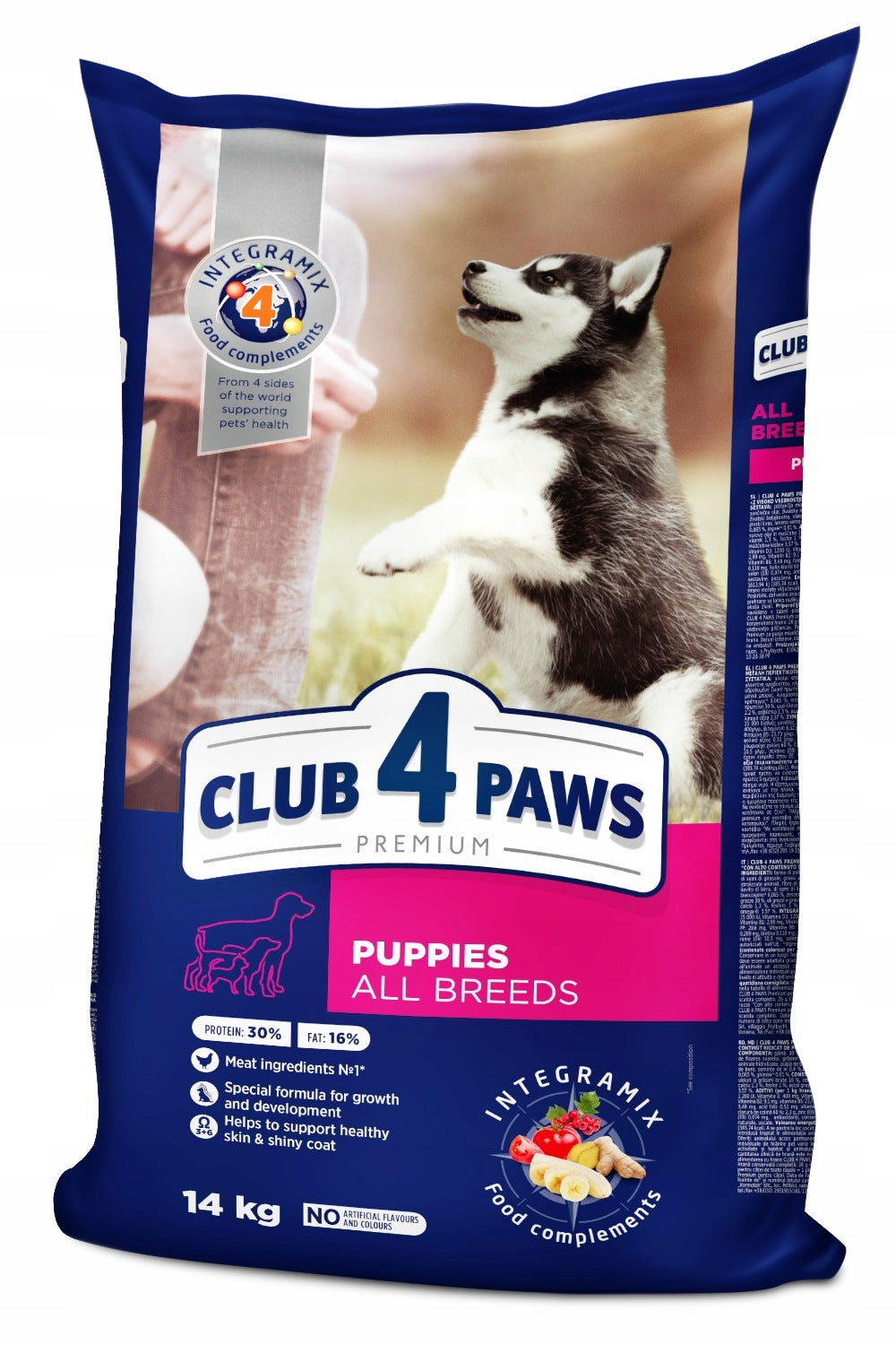 CLUB 4 PAWS for puppies 14kg Chicken