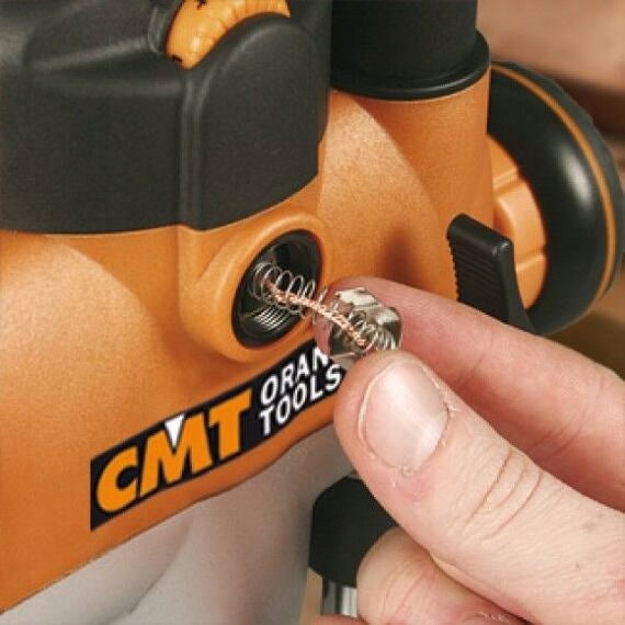 CMT 8E horní frézka 1000W, kleština 12mm + 8mm Brand CMT