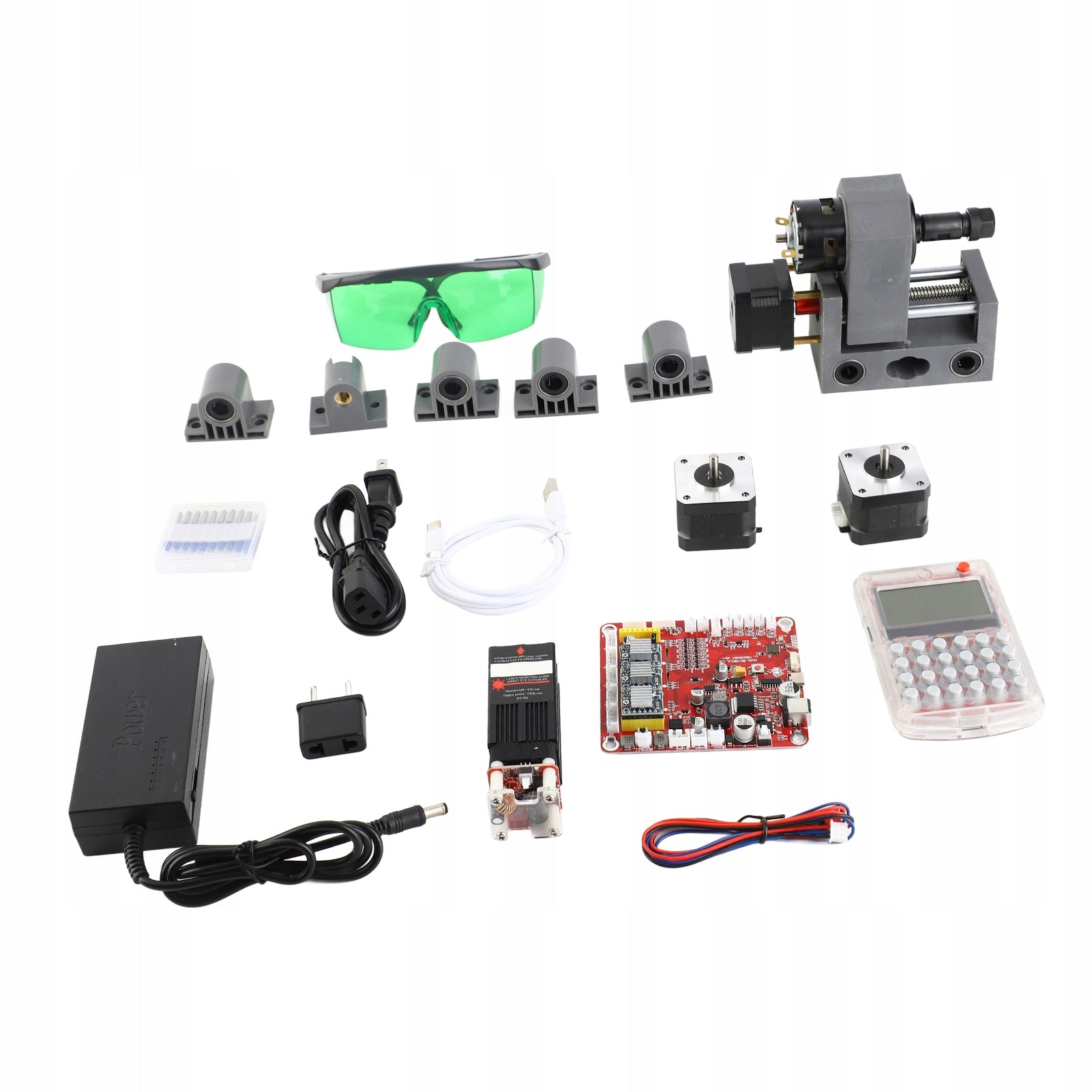 CNC 30x18 Pro Engraving Machine Set GLBL MINI Engraving with ER11 Spindle PR Printing technology other