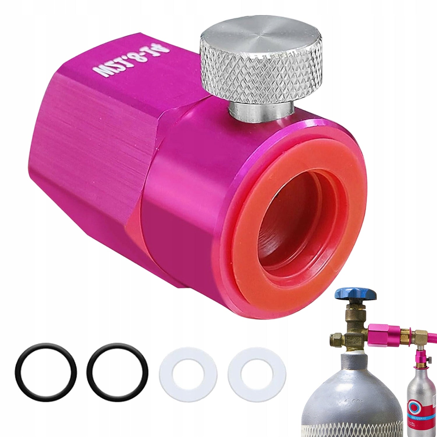 CO2 ADAPTER FOR SODASTREAM DUO GAIA ART E-DUO ALUMINIUM CONNECTOR