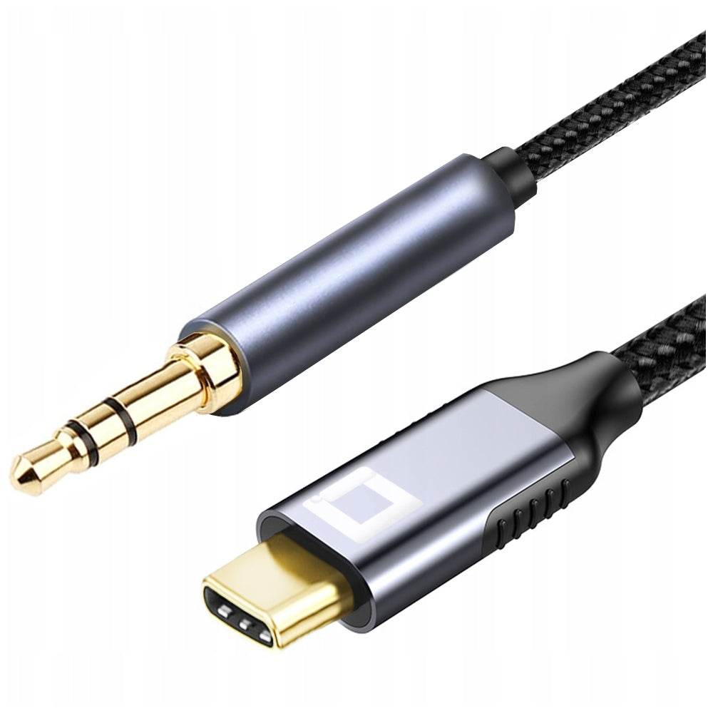 CO2 USB-C CABLE AUX ADAPTER MINI JACK 3,5 TO SAMSUNG DAC 1M