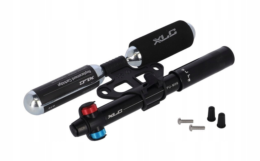 CO2 cartridge pump XLC PU-M06 + 2 CO2 25g cartridges