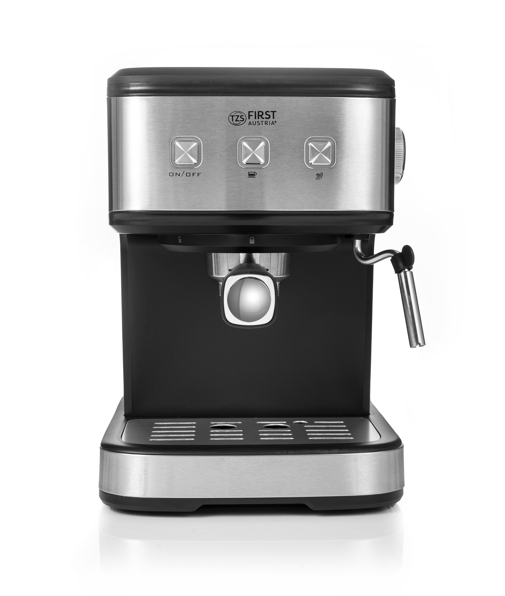 COB COFFEE MAKER 15 BAR 850W 2 CUPS CAPPUCCINO LATTE FROTHER Brand First Austria