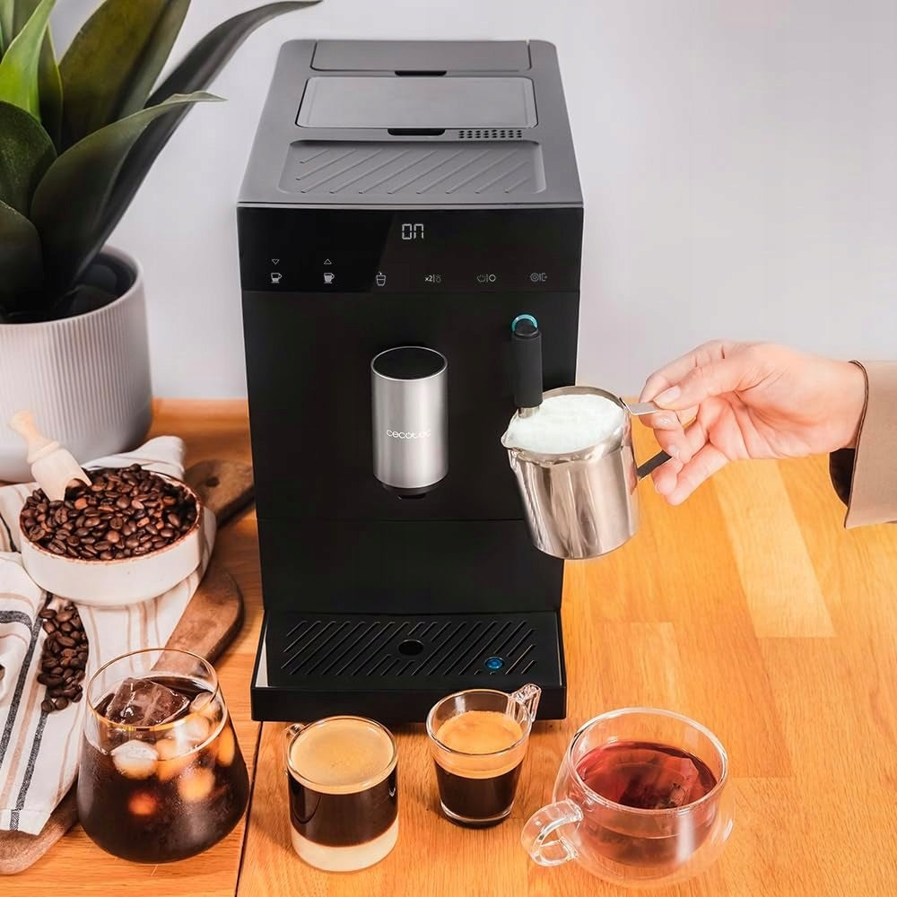 COB COFFEE MAKER 19 BAR GRINDER MILK FROTHER 1350W Brand Cecotec