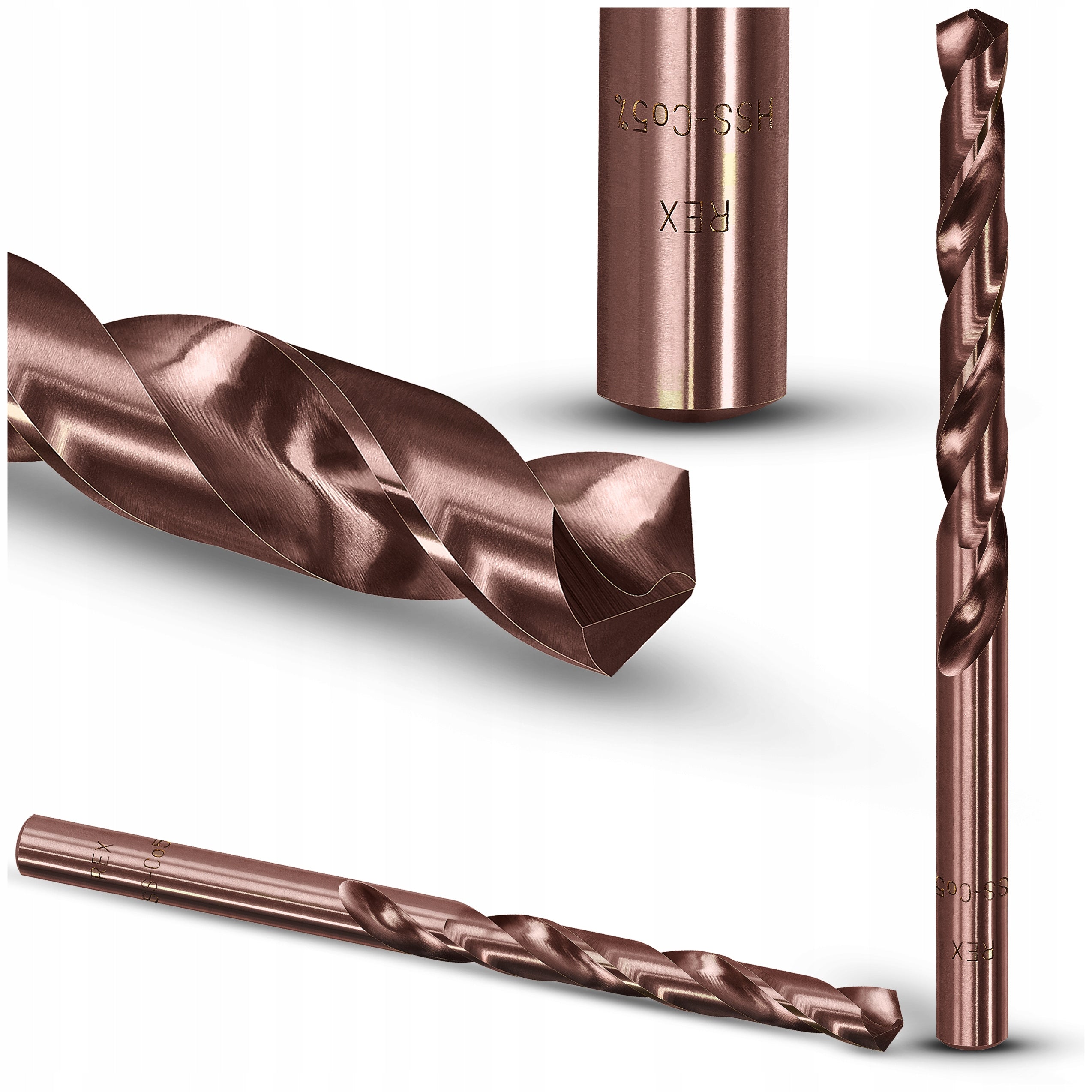 COBALT Metal DRILL BITS 2-5mm HSS-E STAINLESS STEEL DRILL BIT SET Mounting type cylindrical