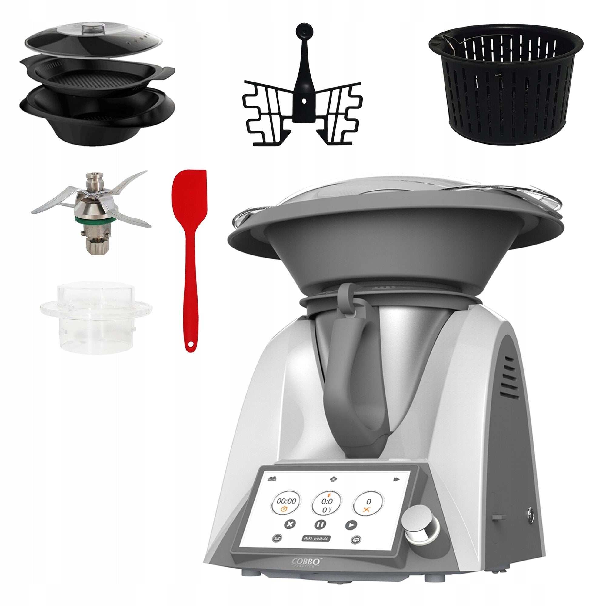 COBBO 7 OC-1 (WiFi) 1500W Multifunction Robot with Weight and Cooking Function Brand COBBO