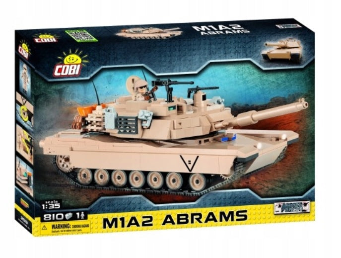 Zusammengebautes Modell des amerikanischen Panzers M1A2 Abrams Cobi, 2619, 811 d.