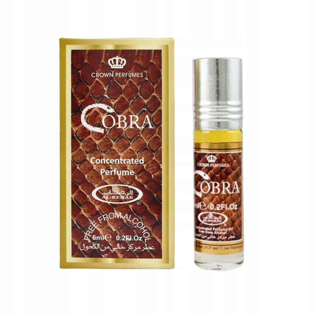 COBRA Perfume in CPO Oil 6 ml | Al Rehab Packaging status original