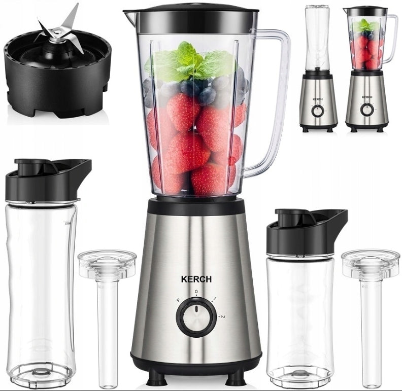 COCKTAIL BLENDER KERCH MIXGO 800W 2XBIDONY 2xCOOLING CARTRIDGES