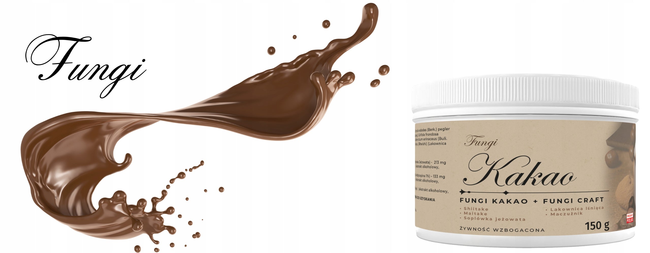 COCOA WITH MUSHROOMS 7 in 1 Lions Mane Cordyceps Shiitake Reishi 25 servings 150 g Expiration date at least six months from the date of purchase