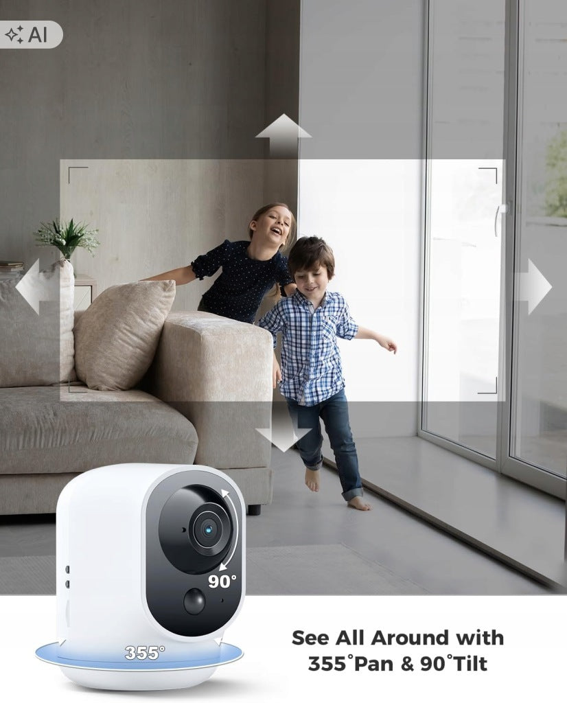 COCOCAM Indoor Camera 2K WiFi 5200mAh Brand no brand