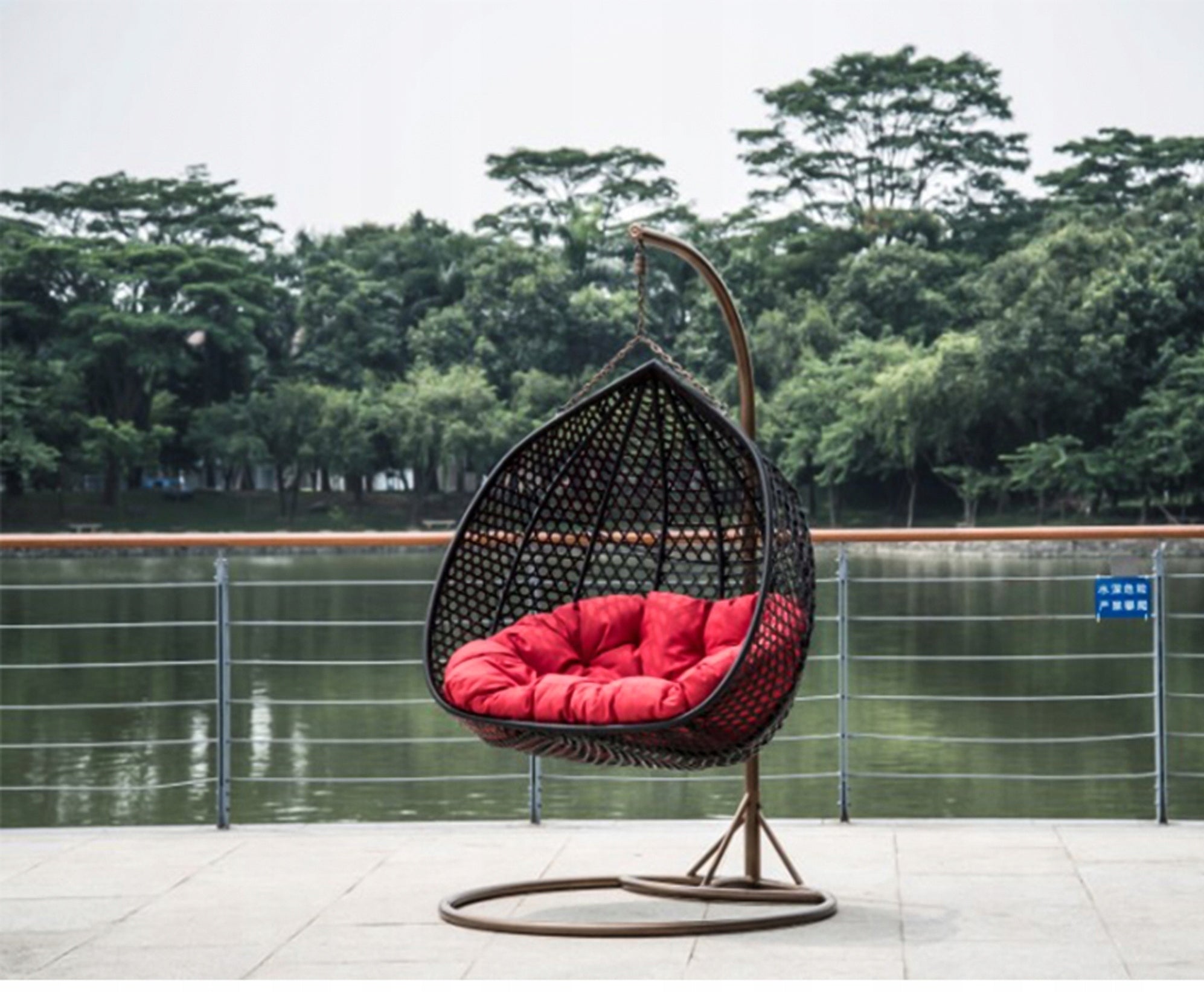 COCOON COVER GARDEN HANGING CHAIR DOUBLE BASKET COVER QUALITY Product width 185 cm