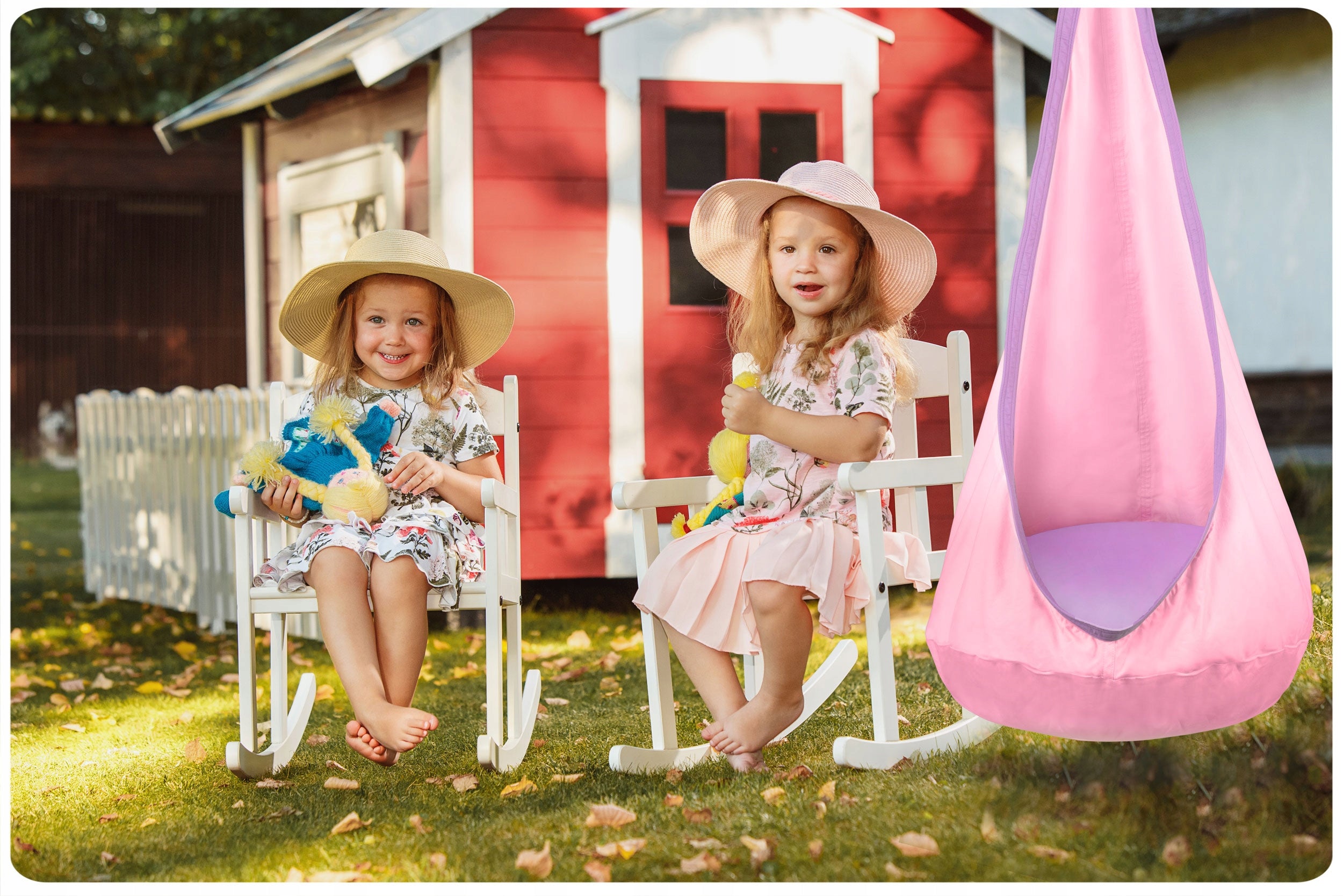COCOON SWING ROCKER HANGING CHAIR FOR CHILDREN Seat width 55 cm