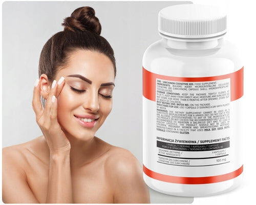 COENZYME Q10 100mg UBIQUINONE 60 kap HEALTHY HEART CIRCULATION SKIN | INSPORT Basic ingredient coenzyme Q10