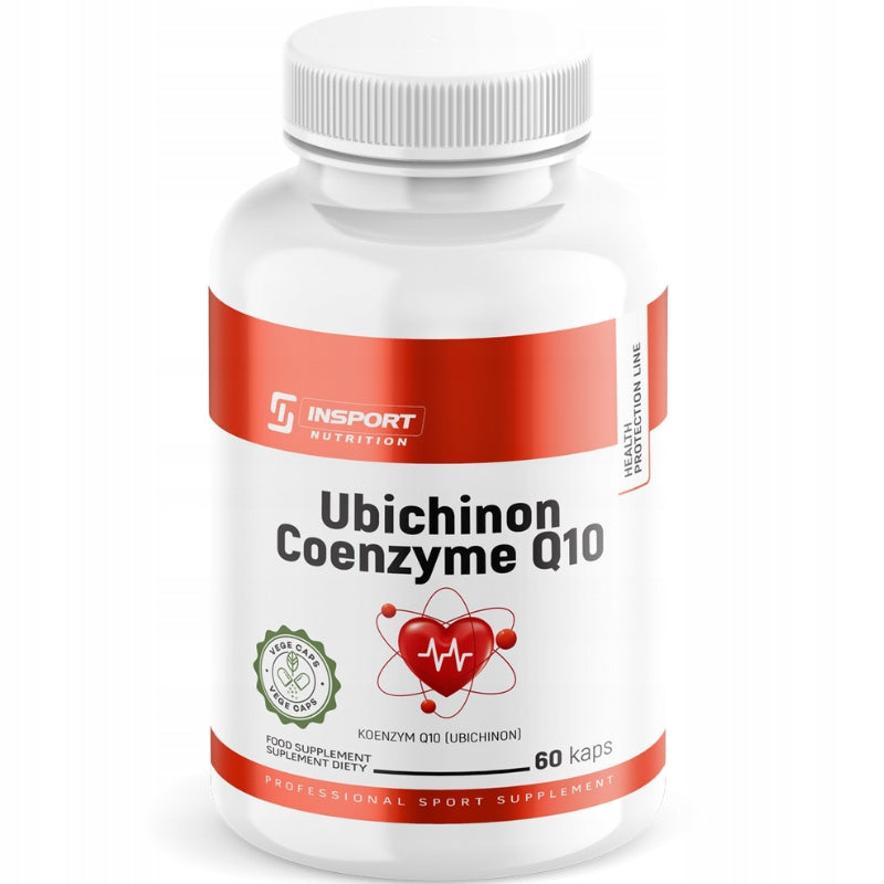 COENZYME Q10 100mg UBIQUINONE 60 kap HEALTHY HEART CIRCULATION SKIN | INSPORT Packaging status original