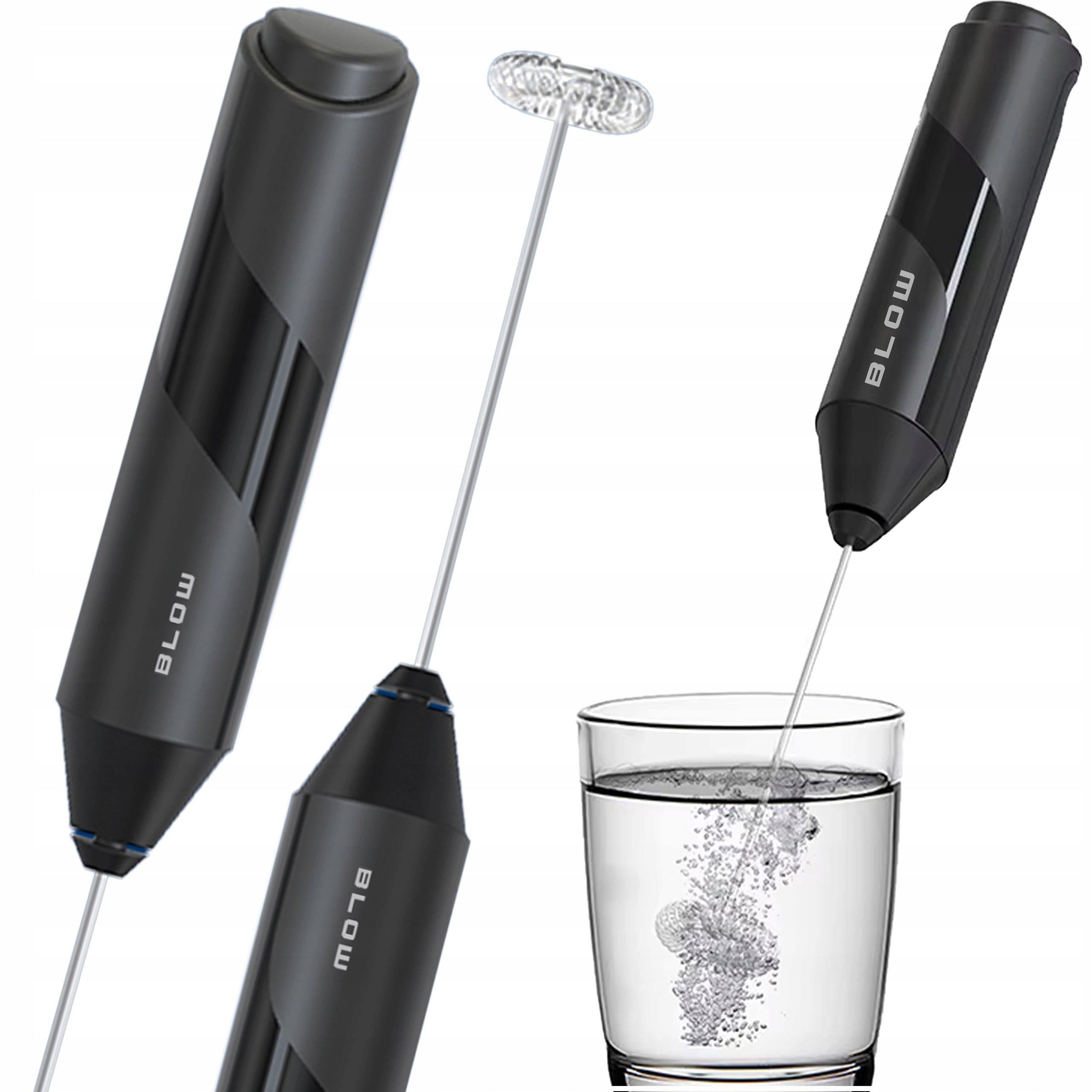 COFFEE EGG MILK FROTHER MINI ELECTRIC MIXER HAND BEATER WAND Kind manual
