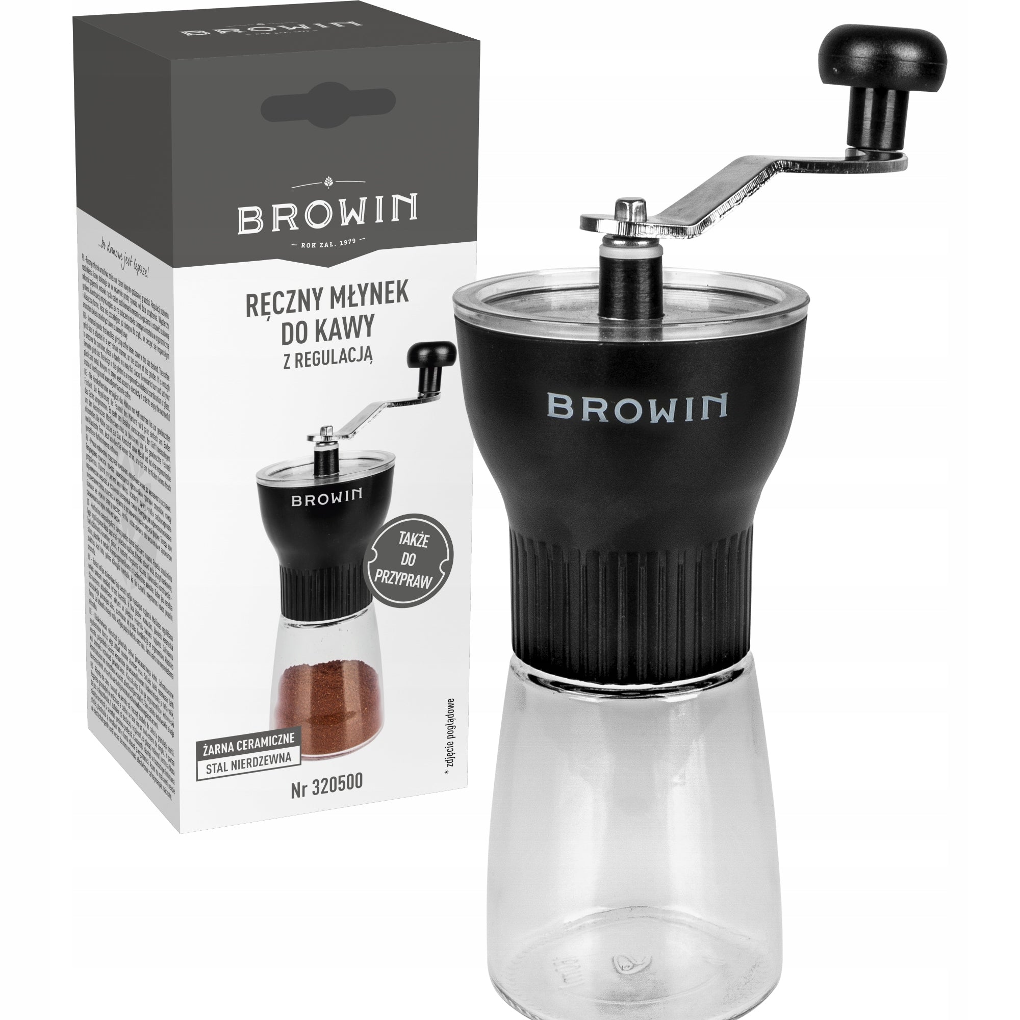COFFEE GRINDER WITH MANUAL ADJUSTMENT Brand Biowin