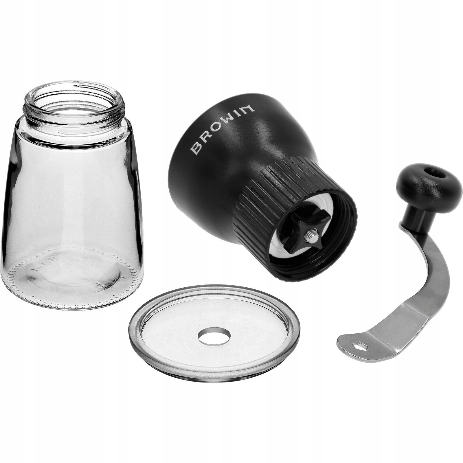 COFFEE GRINDER WITH MANUAL ADJUSTMENT Dominant color black