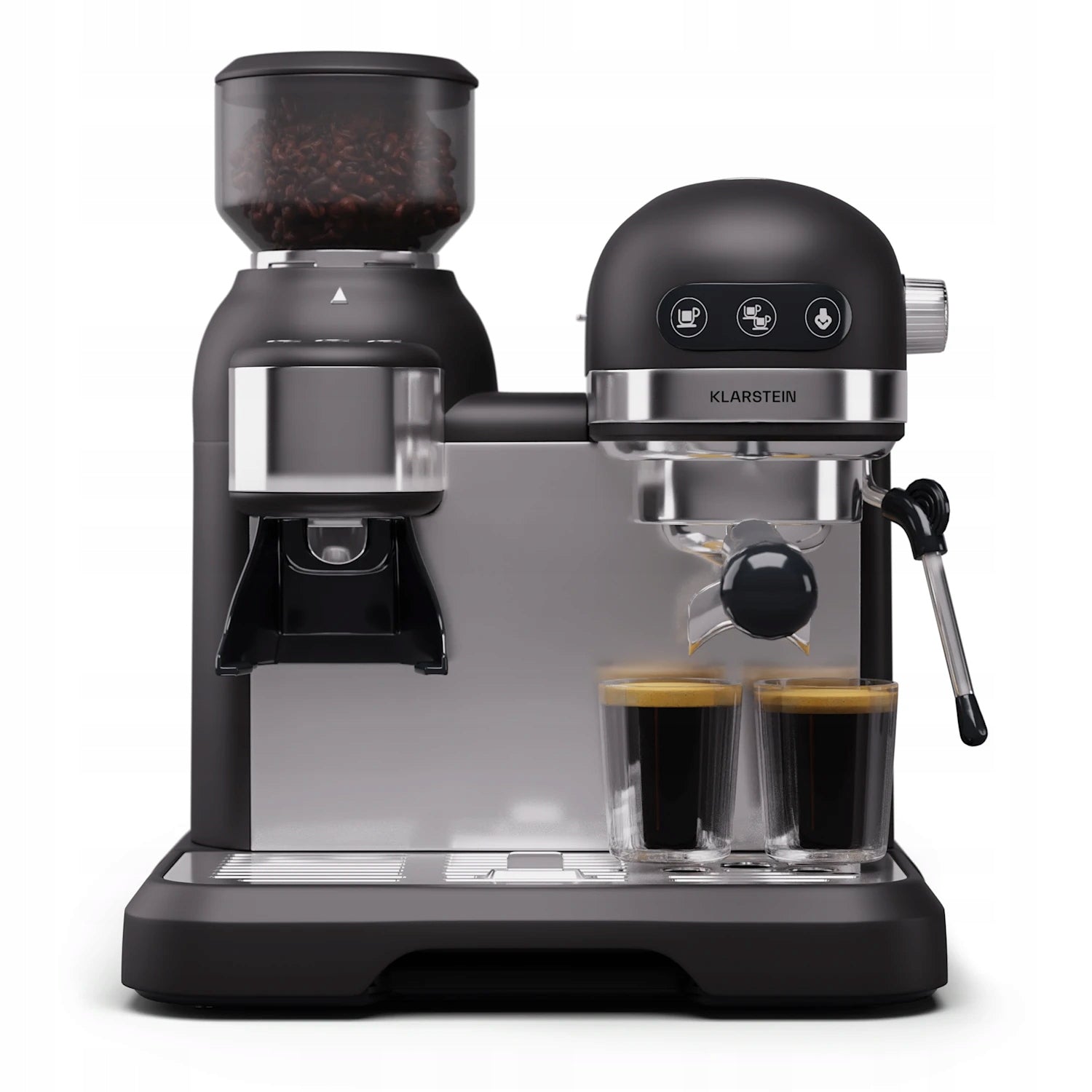 COFFEE MAKER KLARSTEIN PRESSURE FLASK GRINDER 1550W 20BAR 1,4L Brand Klarstein