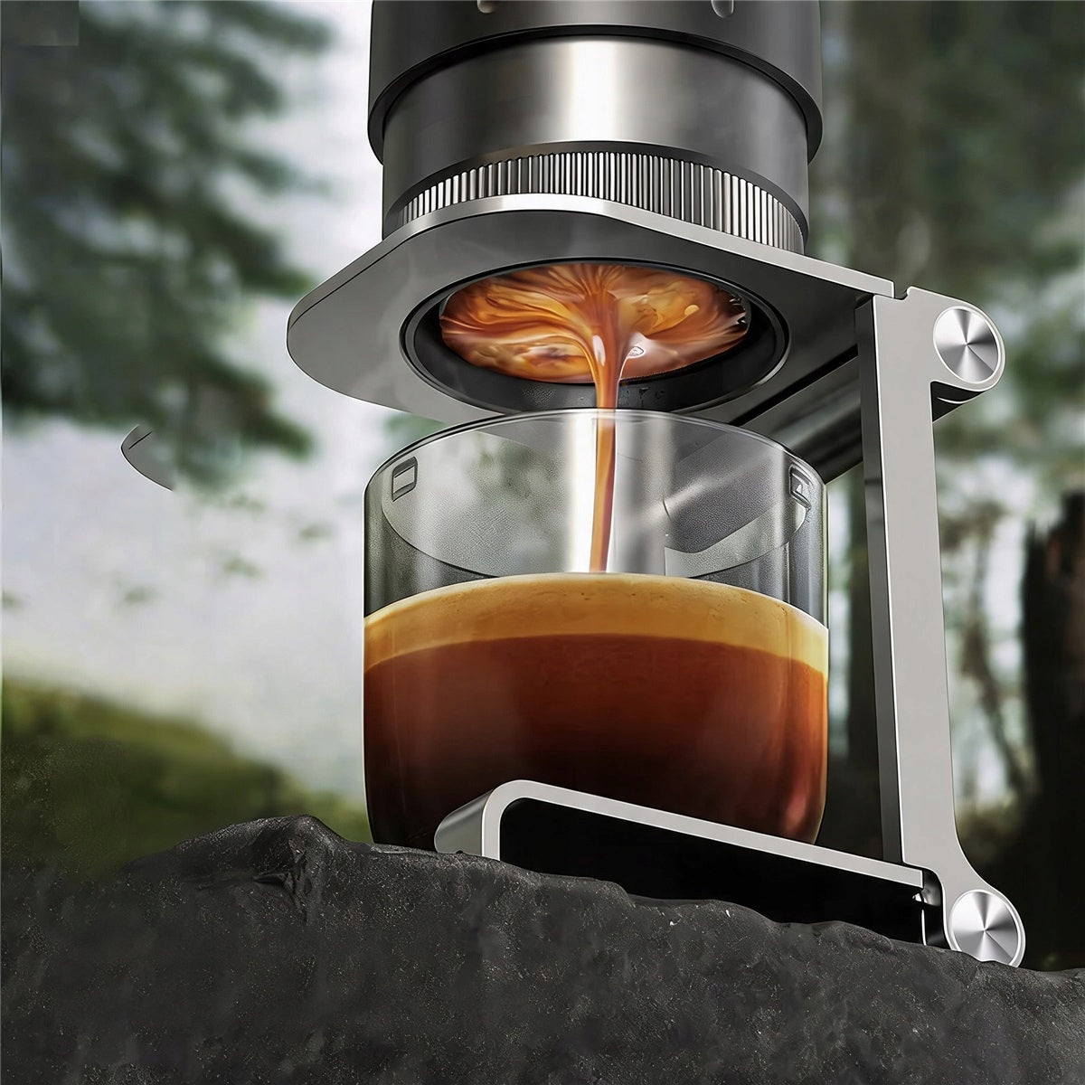 COFFEE MAKER PORTABLE 20 BAR 3IN1 7500MAH 100ML HIBREW H4C Manufacturer code H4C-CLASSIC-GREEN