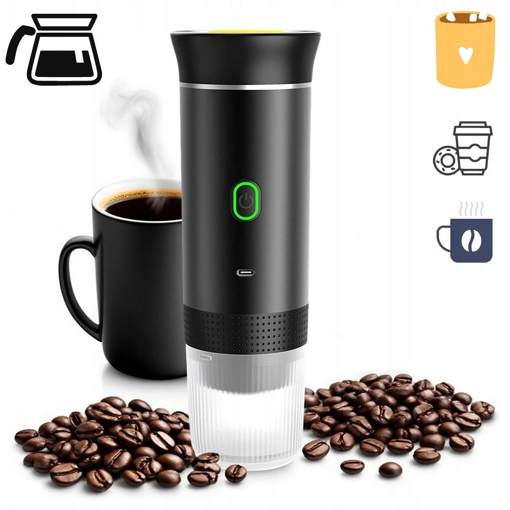 COFFEE MAKER PORTABLE CAPSULE 60ML ELECTRIC BATTERY PACK 2500MAH Manufacturer code DSZT-EKSPRES DO KAWY