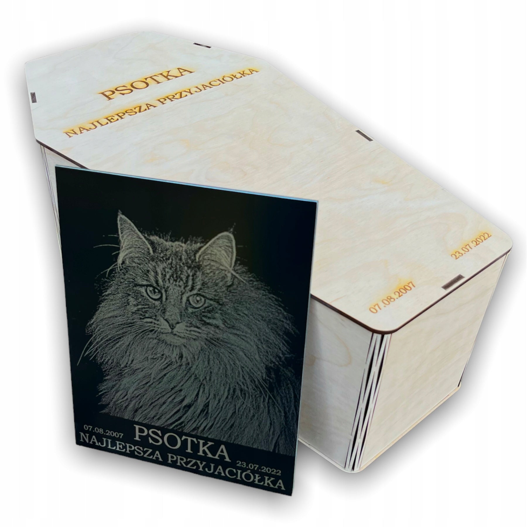 COFFIN FOR A PET CAT DOG HAMSTERS PARROTS 46х25х15cm Product width 25 cm