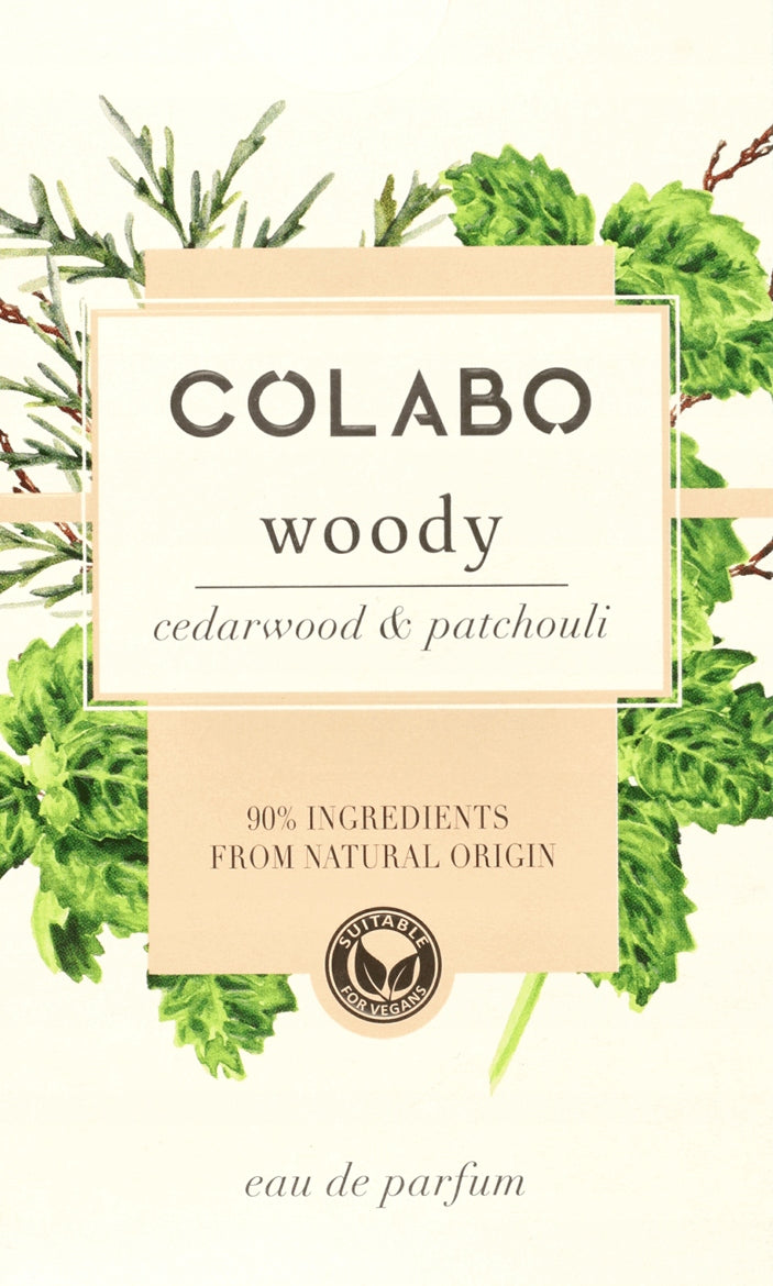 COLABO WOODY perfumy WODA PERFUMOWANA Cedarwood UNISEX 100 ML NOWE