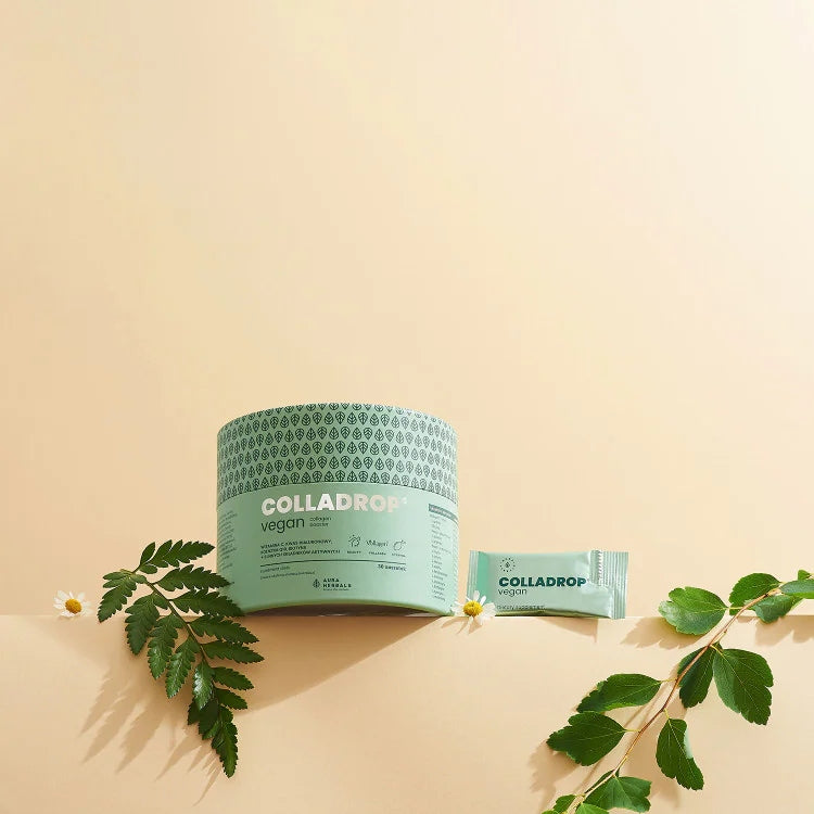 COLLADROP VEGAN Corn Collagen 100% VEGAN Aura Herbals 30 sachets Brand Aura Herbals