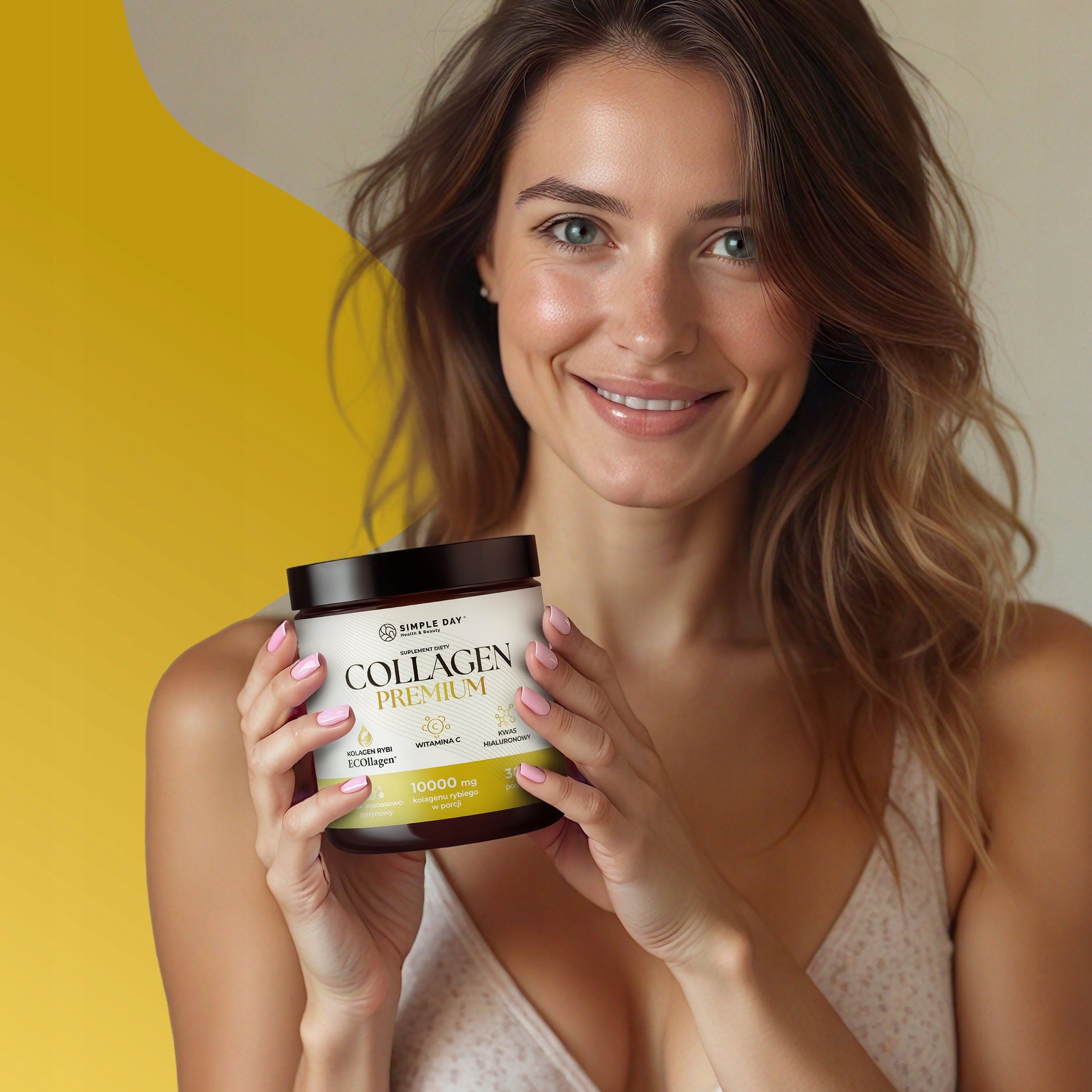 COLLAGEN FISH COLLAGEN PREMIUM 10000 mg Wit. C Hyaluronic acid SKIN, HAIR Form powder