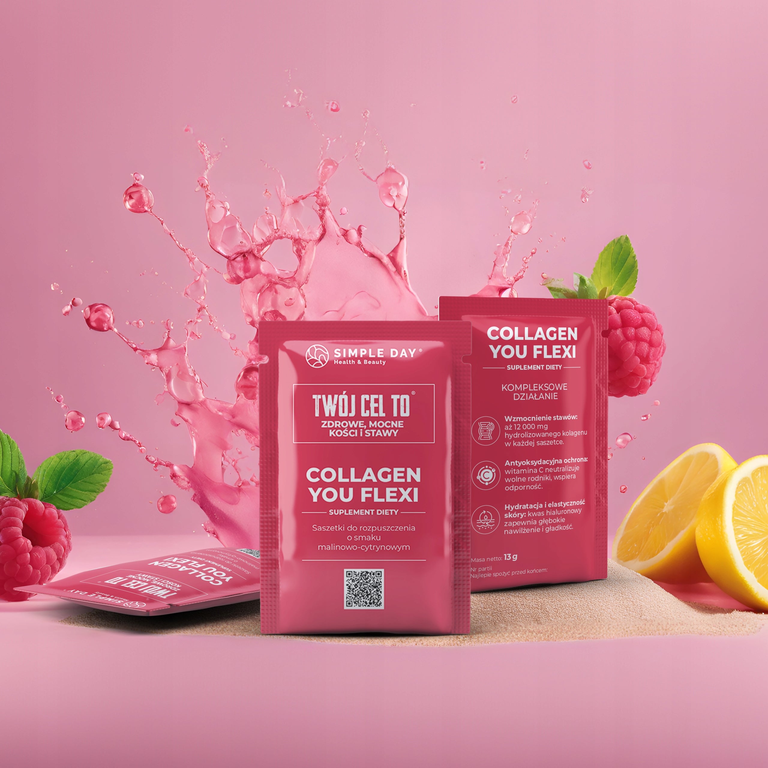 COLLAGEN FLEXI 12000mg liquid joint supplement + Vitamin C 30 sachets Kind collagen