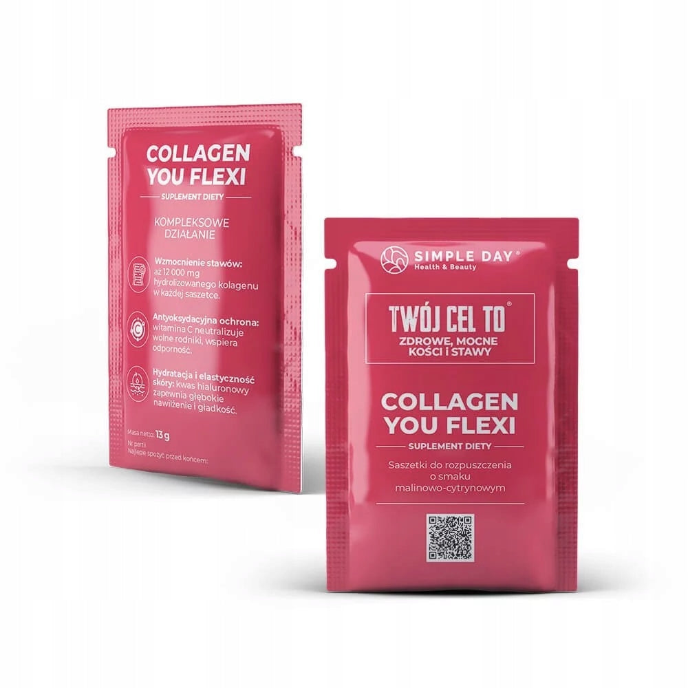 COLLAGEN FLEXI 12000mg liquid joint supplement + Vitamin C 30 sachets Manufacturer code SUPLEMENT NA BÓL WITAMINA C KWAS HIALURONOWY