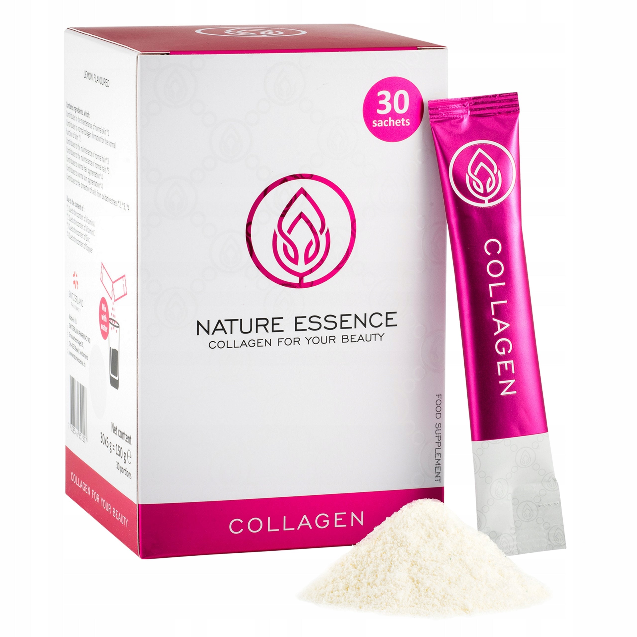COLLAGEN NATURE ESSENCE HYALURONIC ACID COENZYME Q10 VITAMIN SACHETS