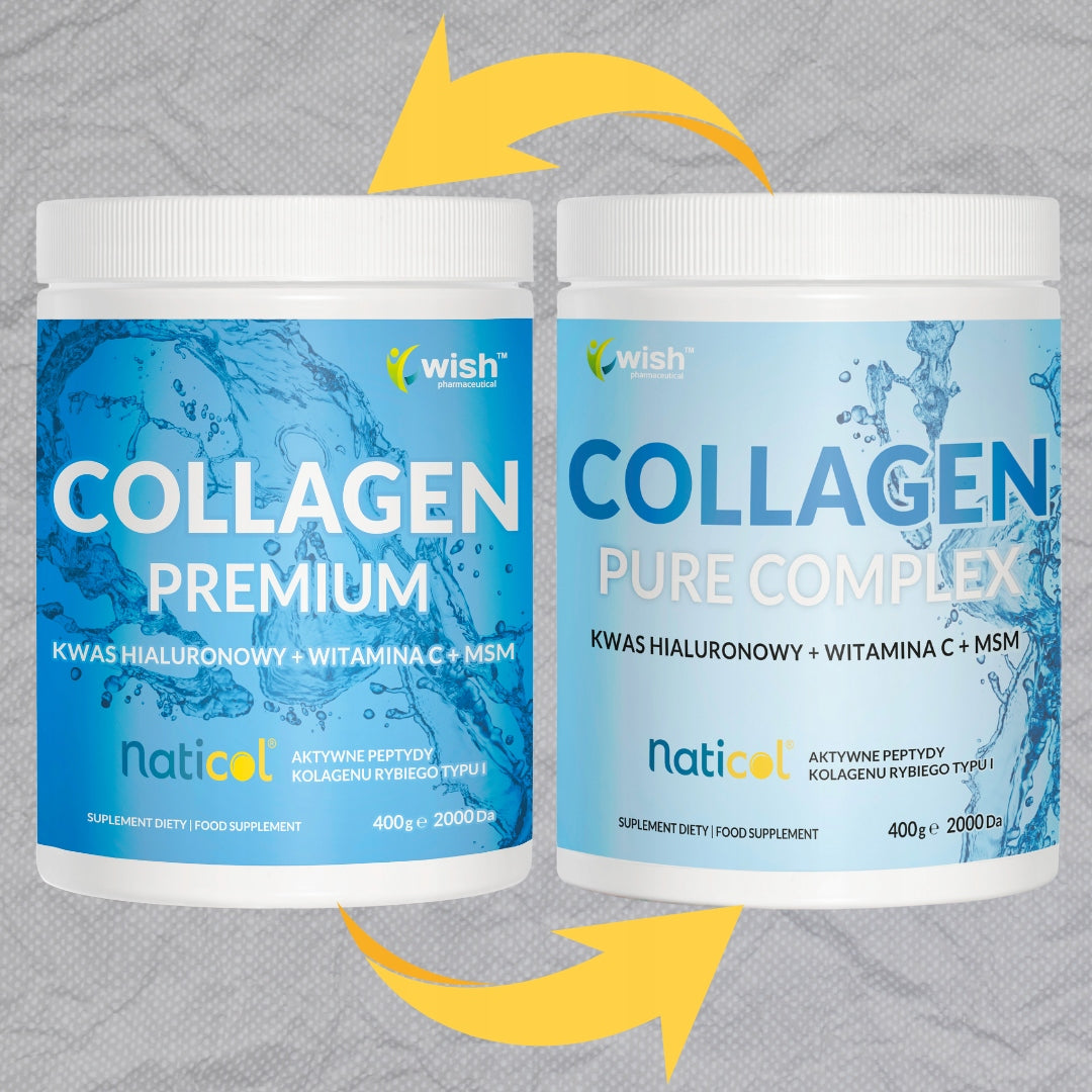 COLLAGEN Natural PREMIUM 10 000mg Supports Skin Joints HA MSM WIT C 400g Weight 400 g
