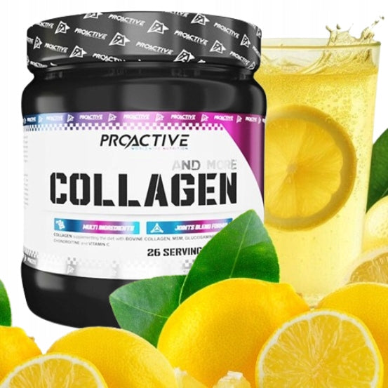COLLAGEN strong bone joints ProActive Collagen And More 400g LEMON