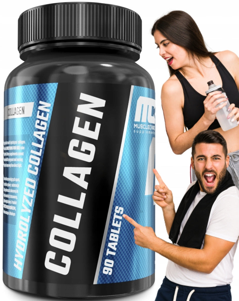 COLLAGEN strong bones joints 1000mg SET 3x Muscle Care Collagen 90 tabs Expiration date not specified