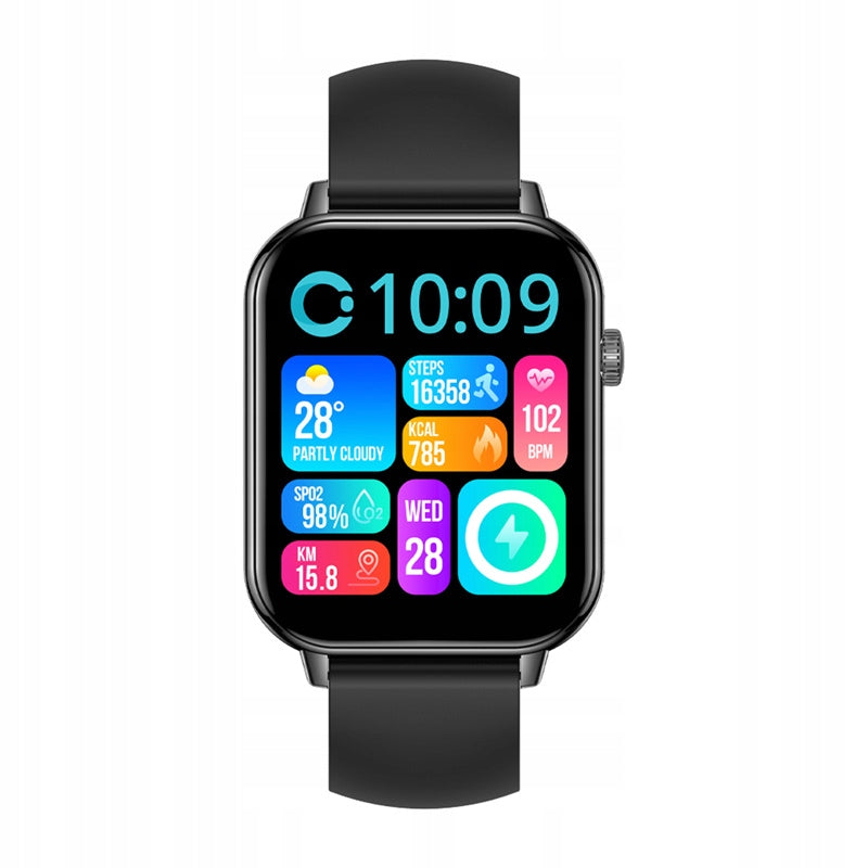 COLMI C28 Smartwatch Watch AI AMOLED 1.93" Bluetooth 230 mAh Black Packaging status original