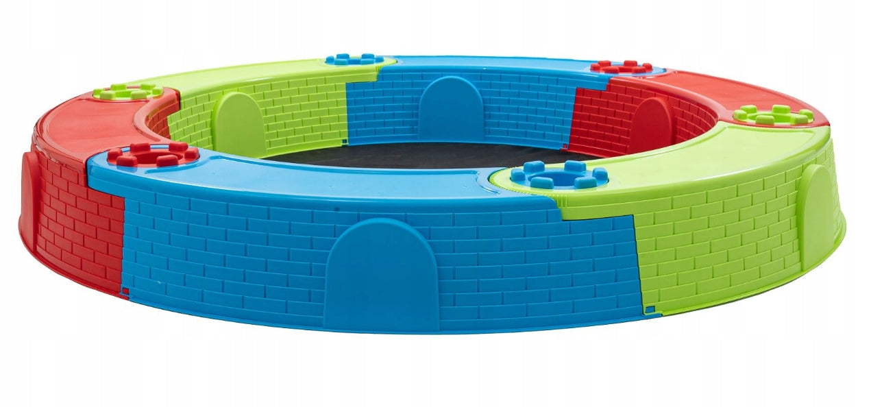 COLORFUL FOLDING SANDBOX WITH SAND MAT 170CM LARGE Character/Title none