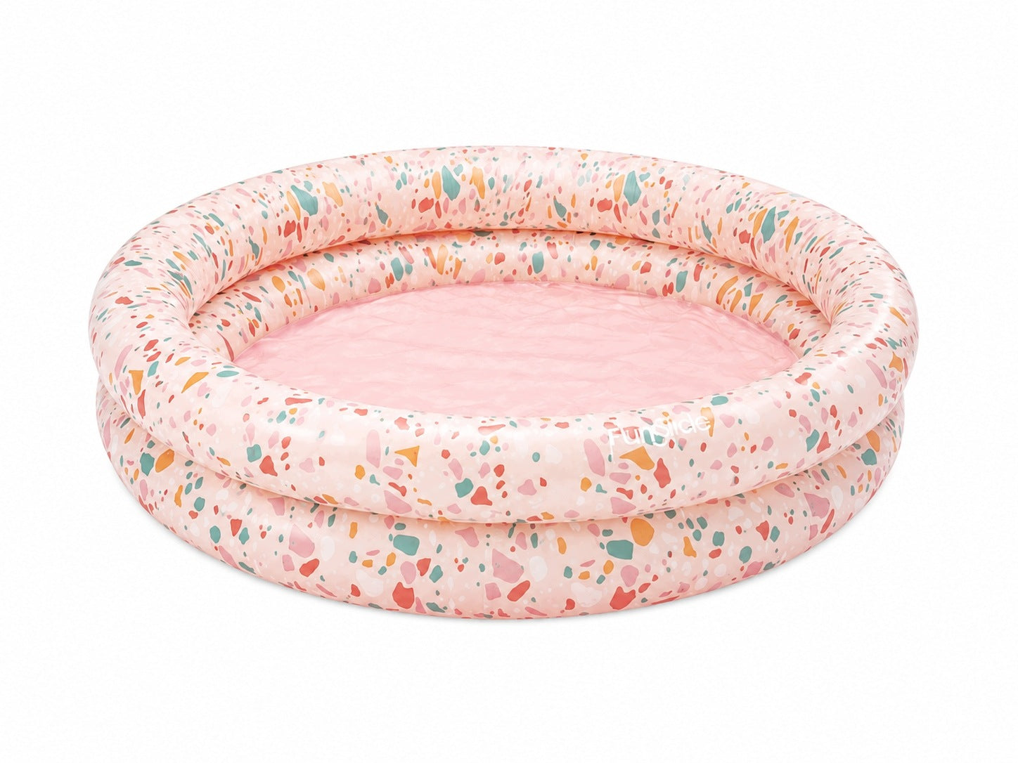 COLORFUL INFLATABLE POOL PADDLING POOL FOR CHILDREN 112x112cm SOFT BOTTOM CONFETTI Brand Funsicle