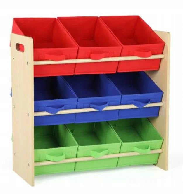 COLORFUL SHELF ORGANIZER CONTAINERS CHILDREN'S TOYS Color multicolor