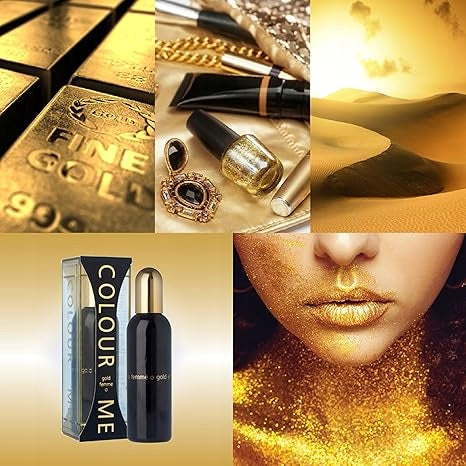 COLOUR ME 50ml EDP FEMME GOLD Eau de Parfum for women Brand Milton-lloyd
