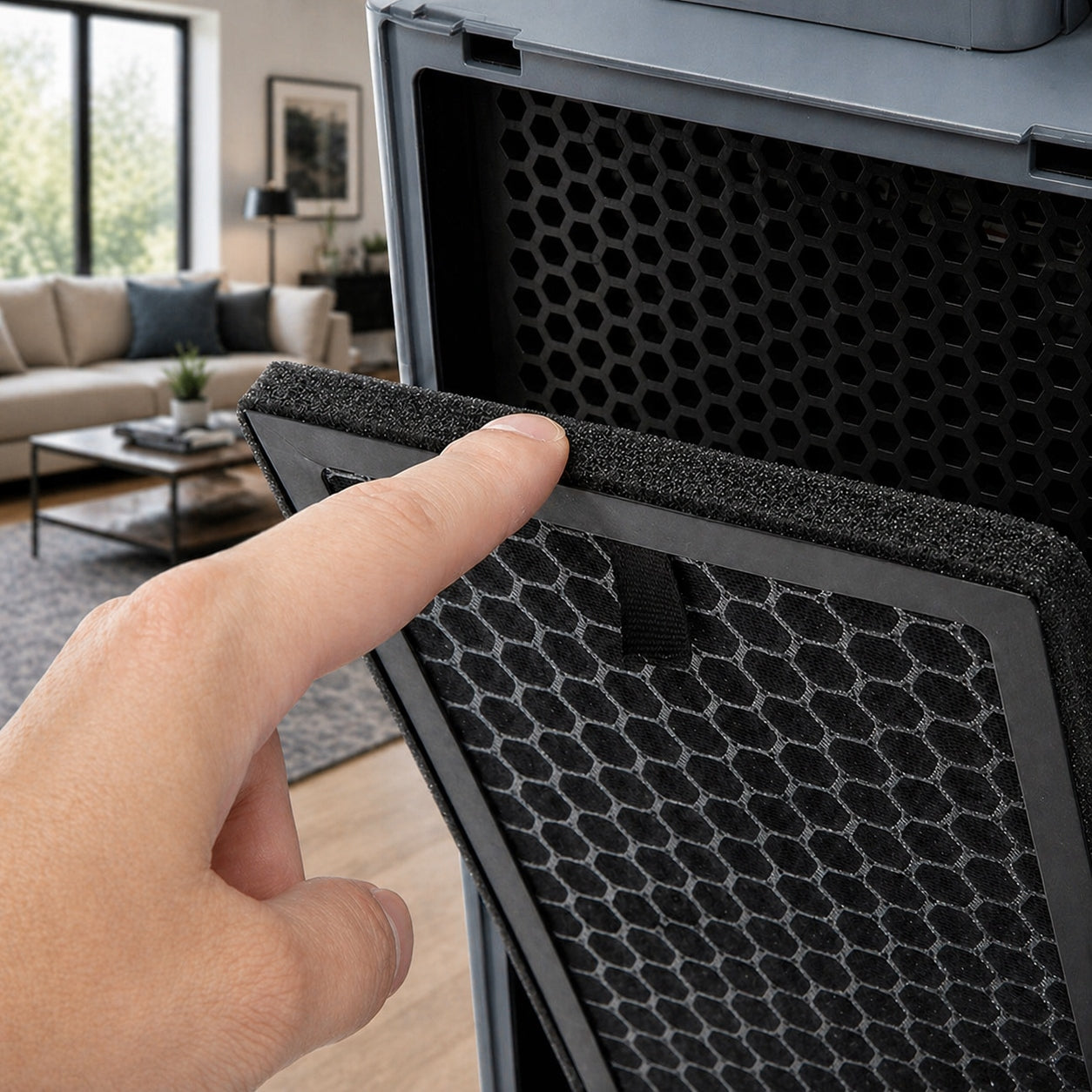 COLUMN FAN BLADELESS 97CM SILENT TOUCH PANEL + REMOTE CONTROL 50W Model BEZŁOPATKOWY BLADELESS